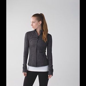 Lululemon Define Jacket Heathered Herringbone Sz 4